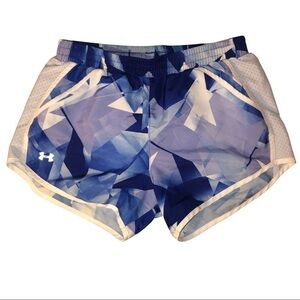 Under Armor Purple & Blue Running Shorts XS